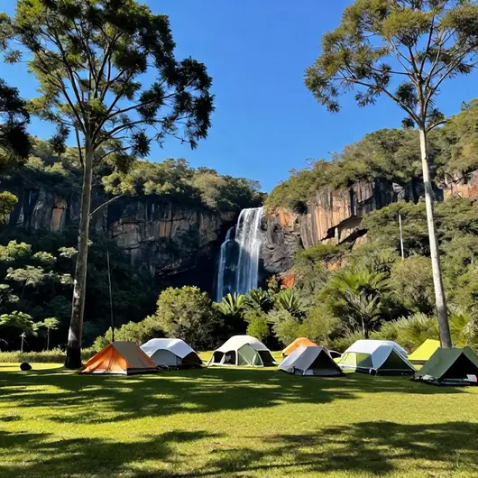 Camping das Sete Quedas: Um Paraíso Natural para Acampar Camping das Sete Quedas: Um Paraíso Natural para Acampar