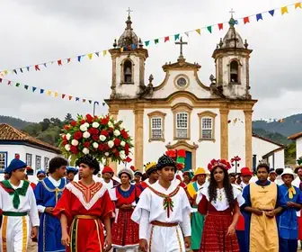Celebração da Festa do Divino Espírito Santo em Pirenópolis: Tradição e Cultura