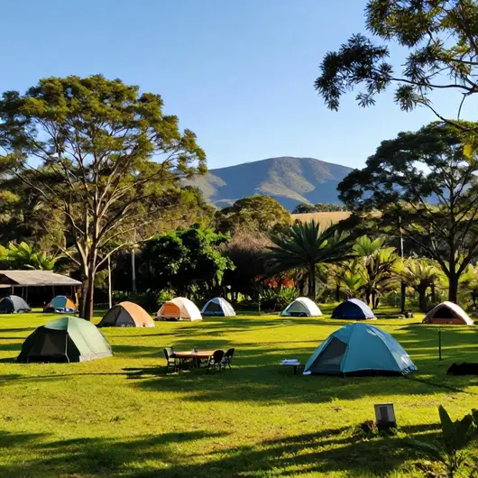 Descubra a Área de Camping